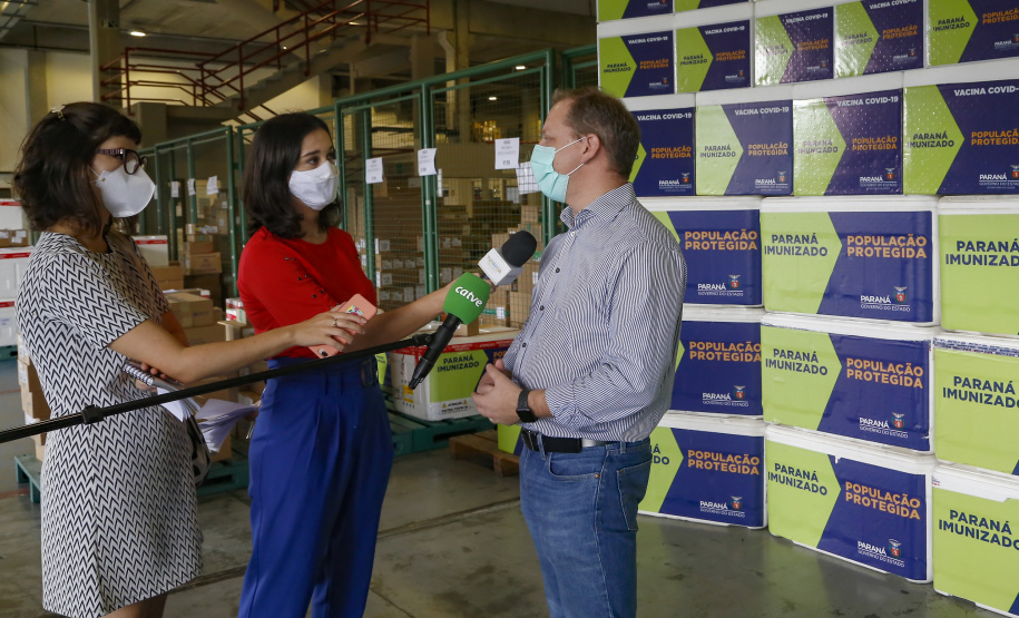 18.03.2021 - Disttribição de vacinas para o interior do estado.
Foto: Gilson Abreu/AEN