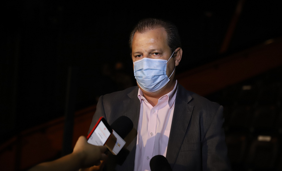 Vale do Genoma O Governo do Paraná lanca o Vale do Genoma, um polo de startups voltado para saúde e genética. Pioneiro no Brasil e no mundo, o projeto será instalado em Guarapuava, no Centro-Sul do Estado. Na foto, superintendente de Ciência, Tecnologia e Ensino Superior do Paraná, Aldo Bona. 18/03/21 - Foto: Geraldo Bubniak/AEN