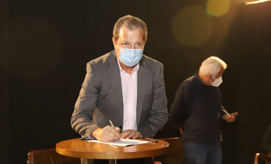 Vale do Genoma O Governo do Paraná lanca o Vale do Genoma, um polo de startups voltado para saúde e genética. Pioneiro no Brasil e no mundo, o projeto será instalado em Guarapuava, no Centro-Sul do Estado. Na foto, superintendente de Ciência, Tecnologia e Ensino Superior do Paraná, Aldo Bona. 18/03/21 - Foto: Geraldo Bubniak/AEN