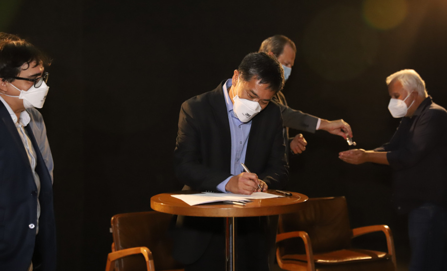 Vale do Genoma O Governo do Paraná lanca o Vale do Genoma, um polo de startups voltado para saúde e genética. Pioneiro no Brasil e no mundo, o projeto será instalado em Guarapuava, no Centro-Sul do Estado. 18/03/21 - Foto: Geraldo Bubniak/AEN