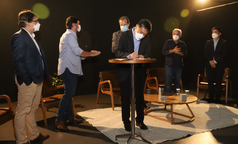 Vale do Genoma O Governo do Paraná lanca o Vale do Genoma, um polo de startups voltado para saúde e genética. Pioneiro no Brasil e no mundo, o projeto será instalado em Guarapuava, no Centro-Sul do Estado. 18/03/21 - Foto: Geraldo Bubniak/AEN