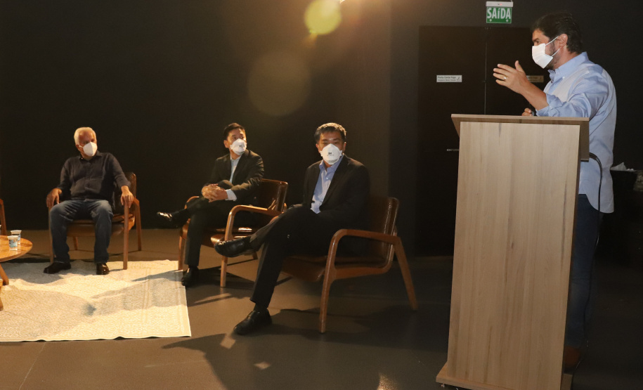 Vale do Genoma O Governo do Paraná lanca o Vale do Genoma, um polo de startups voltado para saúde e genética. Pioneiro no Brasil e no mundo, o projeto será instalado em Guarapuava, no Centro-Sul do Estado. Na foto, o presidente da Cilla Tech Park , Cesar Silvestre Filho. 18/03/21 - Foto: Geraldo Bubniak/AEN