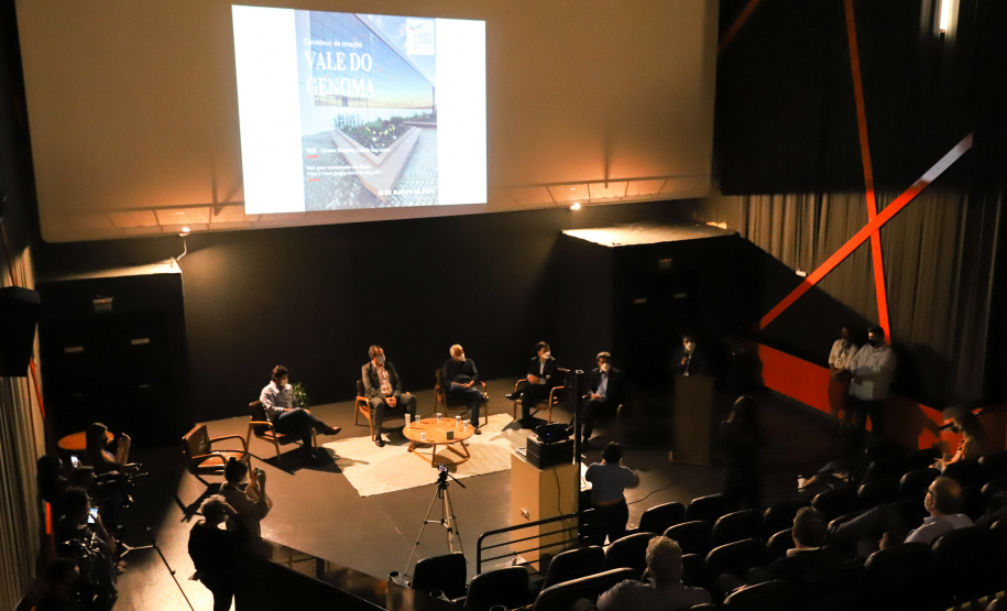 Vale do Genoma O Governo do Paraná lanca o Vale do Genoma, um polo de startups voltado para saúde e genética. Pioneiro no Brasil e no mundo, o projeto será instalado em Guarapuava, no Centro-Sul do Estado. 18/03/21 - Foto: Geraldo Bubniak/AEN