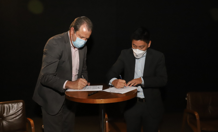 Vale do Genoma O Governo do Paraná lanca o Vale do Genoma, um polo de startups voltado para saúde e genética. Pioneiro no Brasil e no mundo, o projeto será instalado em Guarapuava, no Centro-Sul do Estado. 18/03/21 - Foto: Geraldo Bubniak/AEN