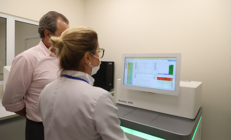 Vale do Genoma O Governo do Paraná lanca o Vale do Genoma, um polo de startups voltado para saúde e genética. Pioneiro no Brasil e no mundo, o projeto será instalado em Guarapuava, no Centro-Sul do Estado. Visita ao IPEC - Instituto para Pesquisa do Cancer. 18/03/21 - Foto: Geraldo Bubniak/AEN