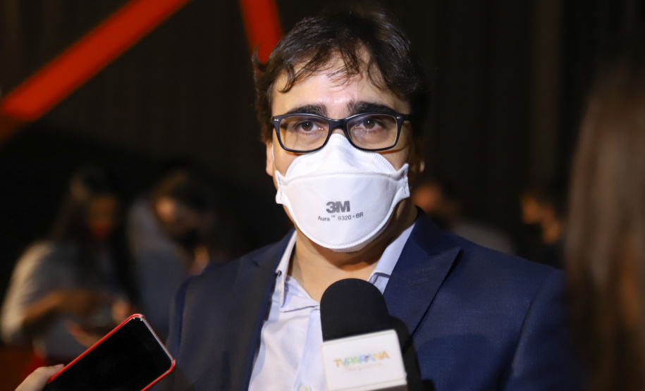 Vale do Genoma O Governo do Paraná lanca o Vale do Genoma, um polo de startups voltado para saúde e genética. Pioneiro no Brasil e no mundo, o projeto será instalado em Guarapuava, no Centro-Sul do Estado. Na foto, médico David Livingstone Figueiredo, presidente do Ipec e coordenador do curso de Medicina da Unicentro. 18/03/21 - Foto: Geraldo Bubniak/AEN