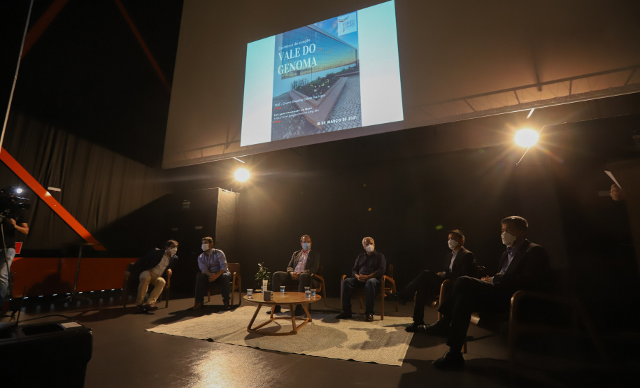 Vale do Genoma O Governo do Paraná lanca o Vale do Genoma, um polo de startups voltado para saúde e genética. Pioneiro no Brasil e no mundo, o projeto será instalado em Guarapuava, no Centro-Sul do Estado. 18/03/21 - Foto: Geraldo Bubniak/AEN
