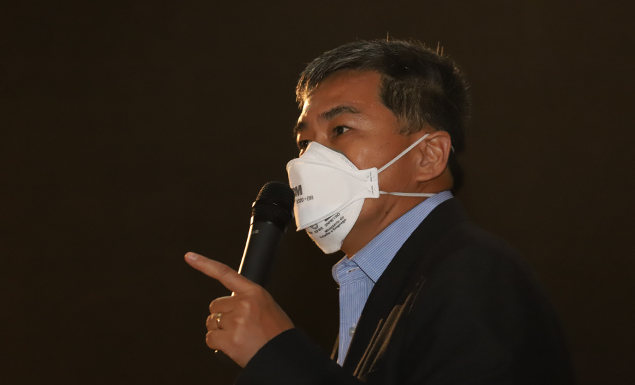 Vale do Genoma O Governo do Paraná lanca o Vale do Genoma, um polo de startups voltado para saúde e genética. Pioneiro no Brasil e no mundo, o projeto será instalado em Guarapuava, no Centro-Sul do Estado. Na foto, Tsen Chung Kang, Diretor de Pesquisa e Novos Negócios do Grupo Jacto. . 18/03/21 - Foto: Geraldo Bubniak/AEN