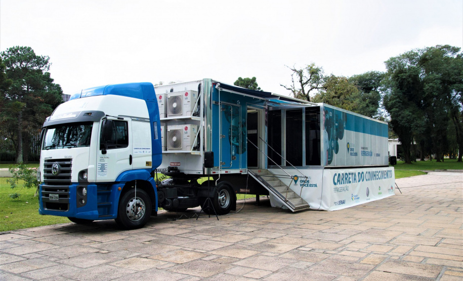 Cursos da Carreta do Conhecimento em Curitiba têm inscrições prorrogadas até o dia 31 de março - Curitiba, 18/03/2021 - Foto: Divulgação SEJUF
