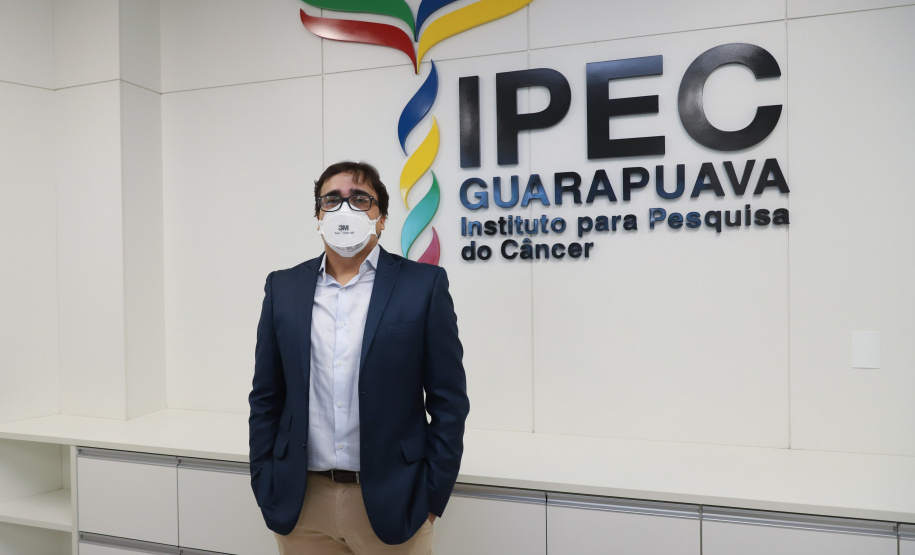 Vale do Genoma Médico David Livingstone Figueiredo, presidente do Ipec e coordenador do curso de Medicina da Unicentro. 18/03/21 - Foto: Geraldo Bubniak/AEN