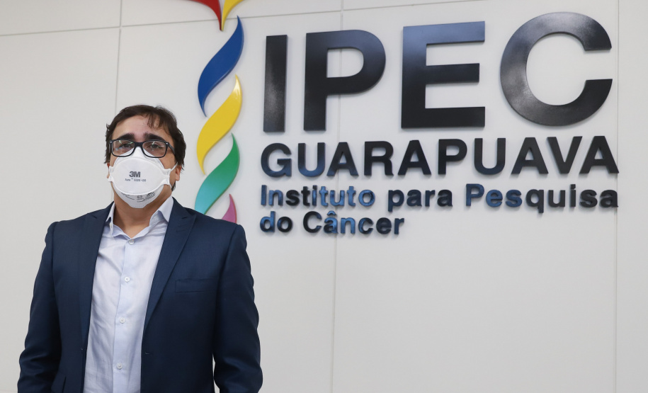 Vale do Genoma Médico David Livingstone Figueiredo, presidente do Ipec e coordenador do curso de Medicina da Unicentro. 18/03/21 - Foto: Geraldo Bubniak/AEN