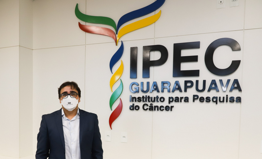 Vale do Genoma Médico David Livingstone Figueiredo, presidente do Ipec e coordenador do curso de Medicina da Unicentro. 18/03/21 - Foto: Geraldo Bubniak/AEN