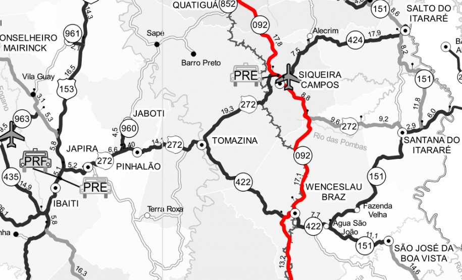 O Departamento de Estradas de Rodagem do Paraná (DER/PR) realizou nesta sexta-feira (19) aabertura dos envelopes com os documentos de habilitação das empresas disputando aexecução das terceiras faixas da PR-092, entre Jaguariaíva e Santo Antônio da Platina, daregião dos Campos Gerais ao Norte Pioneiro. - Curitiba, 19/03/2021 - Foto: Divulgação DER
