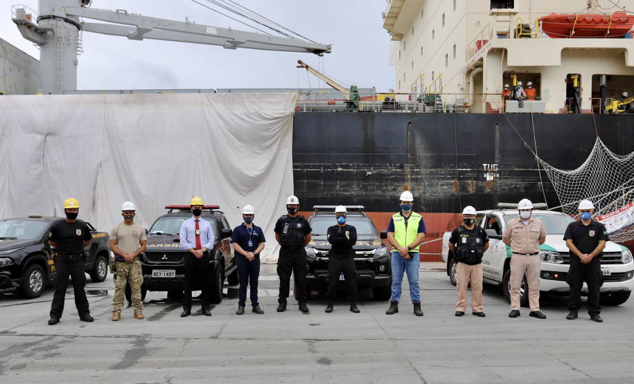 A Portos do Paraná compartilha com a Polícia Federal os dados obtidos nos 27 programas de monitoramentos ambientais. As informações colaboram com a operação ?30 Days at Sea 3.0? (30 Dias no Mar) da International Criminal Police Organization - INTERPOL. A ação envolve cerca de 60 países e tem como foco principal o combate à poluição marítima. - Curitiba, 19/03/2021 - Foto: Claudio Neves/Portos do Paraná