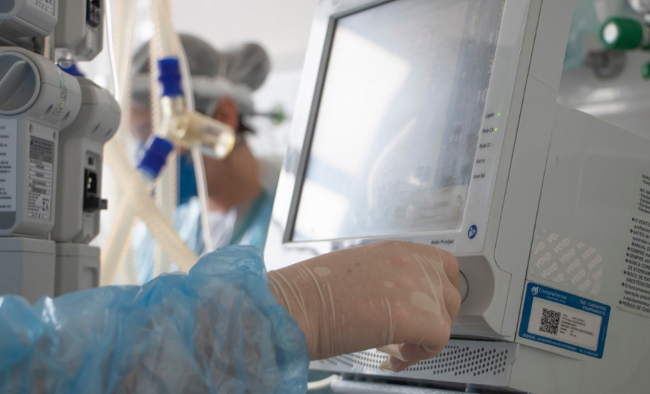 20 novos leitos de UTI Covid ativados no Hospital Universitário de Ponta Grossa - Curitiba, 20/03/2021 - Foto: Aline Jasper (UEPG)