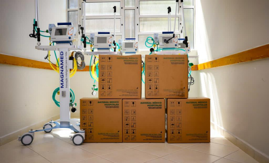 Parceria entre Governo e Klabin garante mais 5 leitos de UTI em Telêmaco Borba.Foto: Rafael Chuí