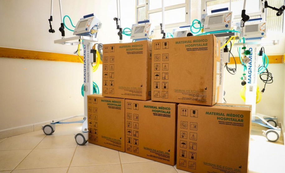 Parceria entre Governo e Klabin garante mais 5 leitos de UTI em Telêmaco Borba.Foto: Rafael Chuí