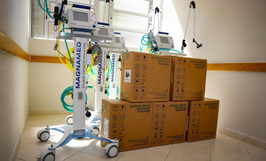 Parceria entre Governo e Klabin garante mais 5 leitos de UTI em Telêmaco Borba.Foto: Rafael Chuí