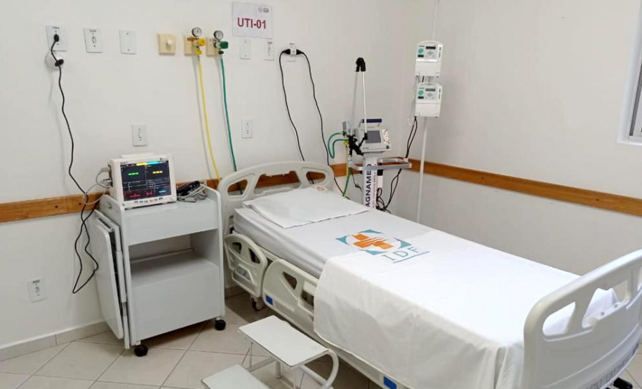 Parceria entre Governo e Klabin garante mais 5 leitos de UTI em Telêmaco Borba.Foto: Divulgação IDF