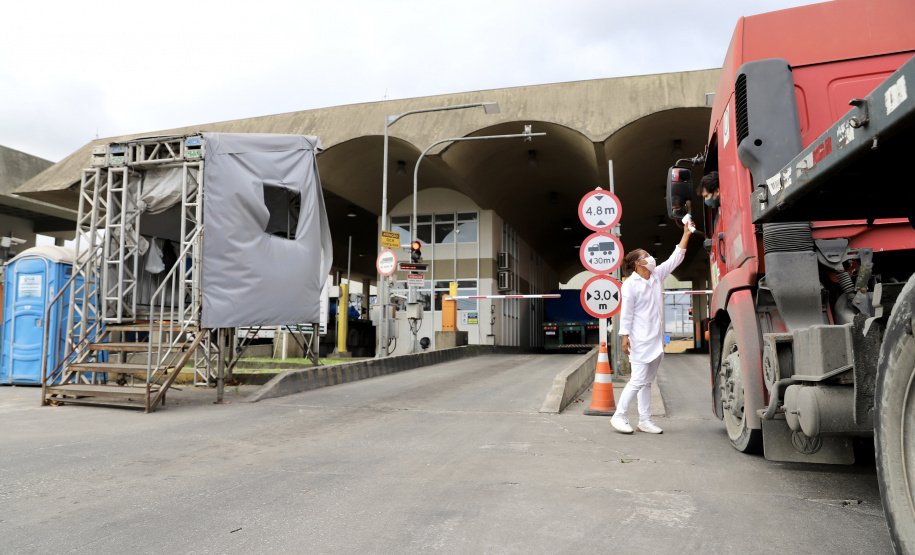 Portos do Paraná - Saúde do caminhoneiro - Paranaguá, 22/03/2021 - Foto: Claudio Neves/Portos do Paraná