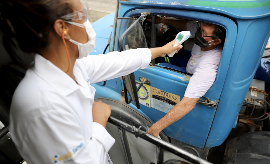 Portos do Paraná - Saúde do caminhoneiro - Paranaguá, 22/03/2021 - Foto: Claudio Neves/Portos do Paraná