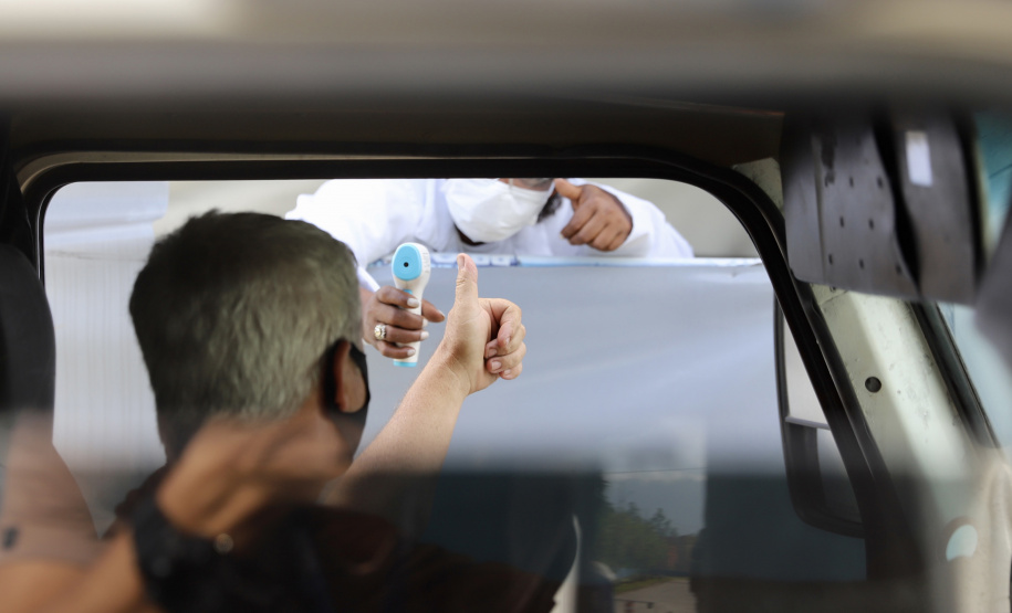 Portos do Paraná - Saúde do caminhoneiro - Paranaguá, 22/03/2021 - Foto: Claudio Neves/Portos do Paraná