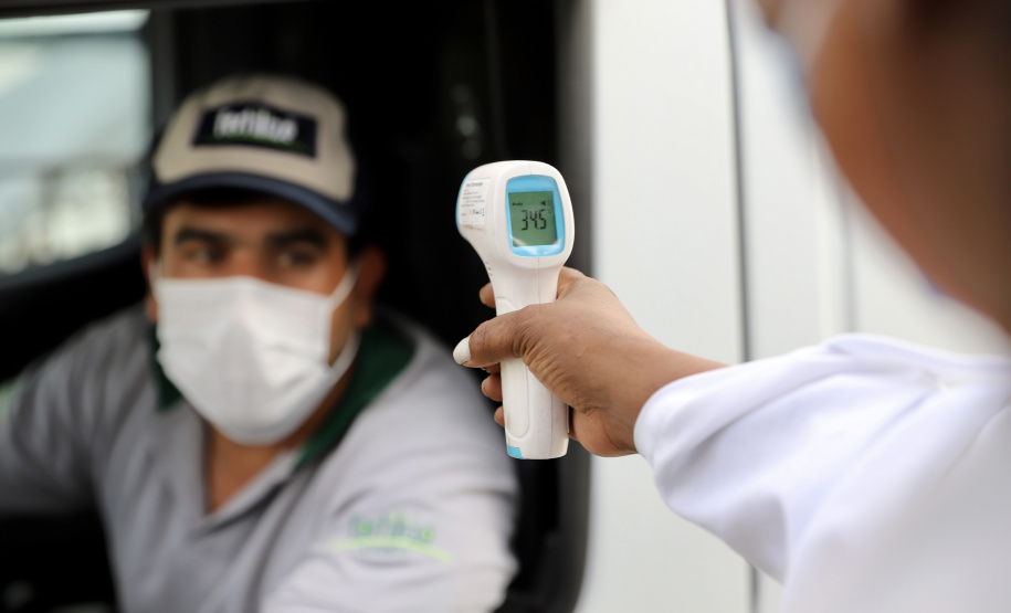 Portos do Paraná - Saúde do caminhoneiro - Paranaguá, 22/03/2021 - Foto: Claudio Neves/Portos do Paraná