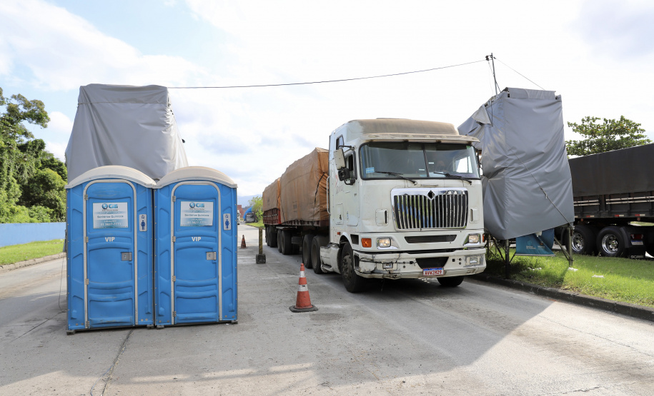 Portos do Paraná - Saúde do caminhoneiro - Paranaguá, 22/03/2021 - Foto: Claudio Neves/Portos do Paraná