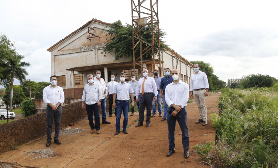 Antiga estação de trem desativada em Maracajú que poderá ser incorporada ao projeto da Nova Ferroeste.
Foto Gilson Abreu/AEN