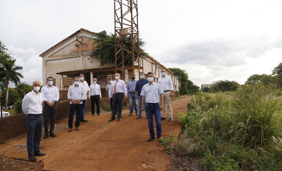 Antiga estação de trem desativada em Maracajú que poderá ser incorporada ao projeto da Nova Ferroeste.
Foto Gilson Abreu/AEN