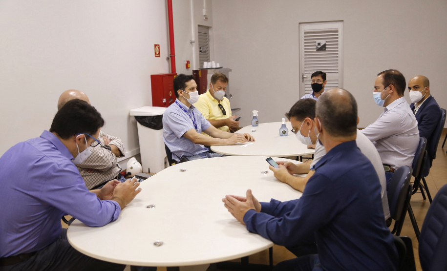 23.03.2021 - Visita do grupo técnico  da nova Ferroeste na Coamo, em Dourados-MS.
 Foto Gilson Abreu/AEN