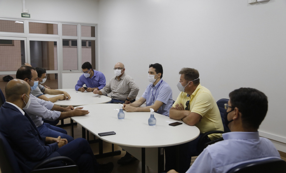 23.03.2021 - Visita do grupo técnico  da nova Ferroeste na Coamo, em Dourados-MS.
 Foto Gilson Abreu/AEN