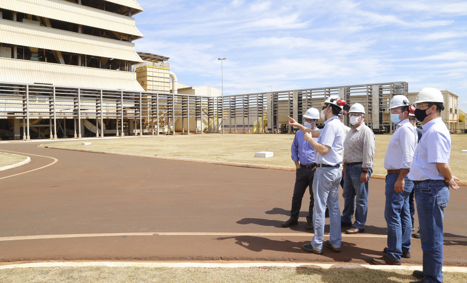 23.03.2021 - Visita do grupo técnico  da nova Ferroeste na Coamo, em Dourados-MS.
 Foto Gilson Abreu/AEN
