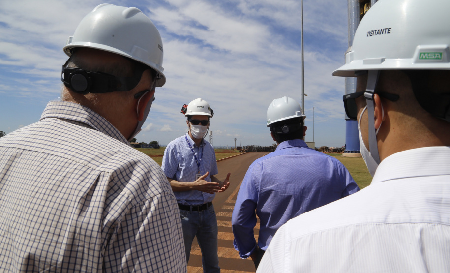 23.03.2021 - Visita do grupo técnico  da nova Ferroeste na Coamo, em Dourados-MS.
 Foto Gilson Abreu/AEN