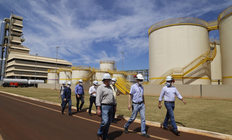 23.03.2021 - Visita do grupo técnico  da nova Ferroeste na Coamo, em Dourados-MS.
 Foto Gilson Abreu/AEN