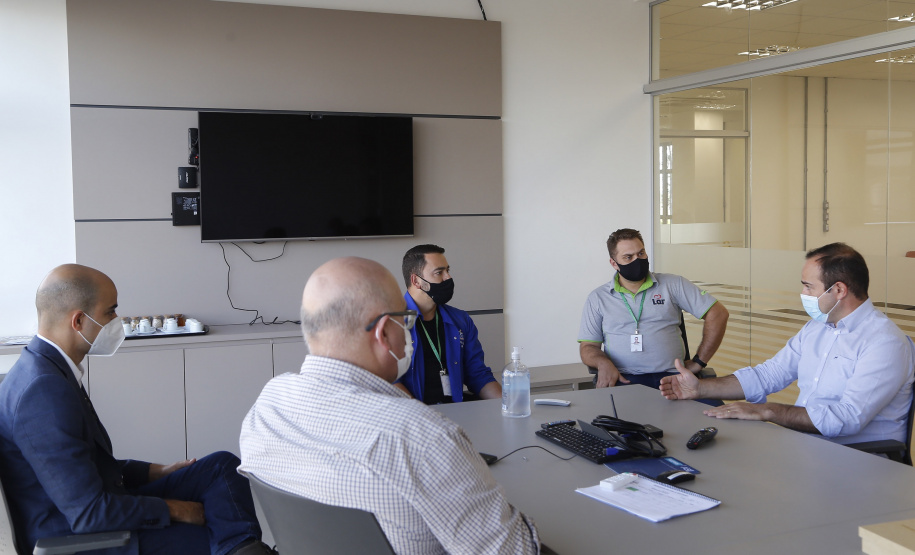23.03.2021 - Visita do grupo técnico  da nova Ferroeste na Cooperativa Lar, em  Caarapó/MS
 Foto Gilson Abreu/AEN