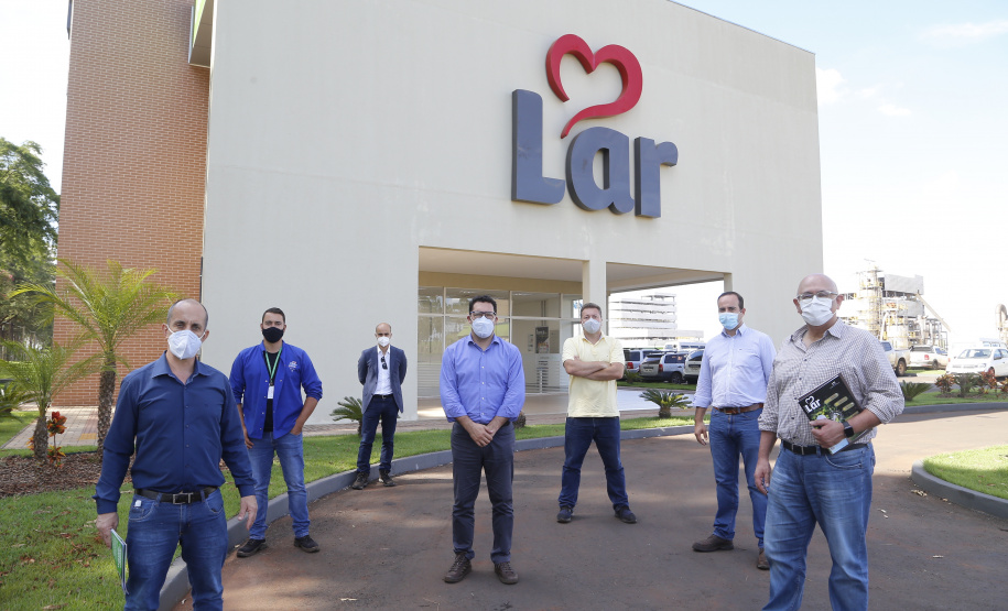 23.03.2021 - Visita do grupo tecnico  da nova ferroeste na Cooperativa Lar Caarapó/ms
 Foto Gilson Abreu/AEN