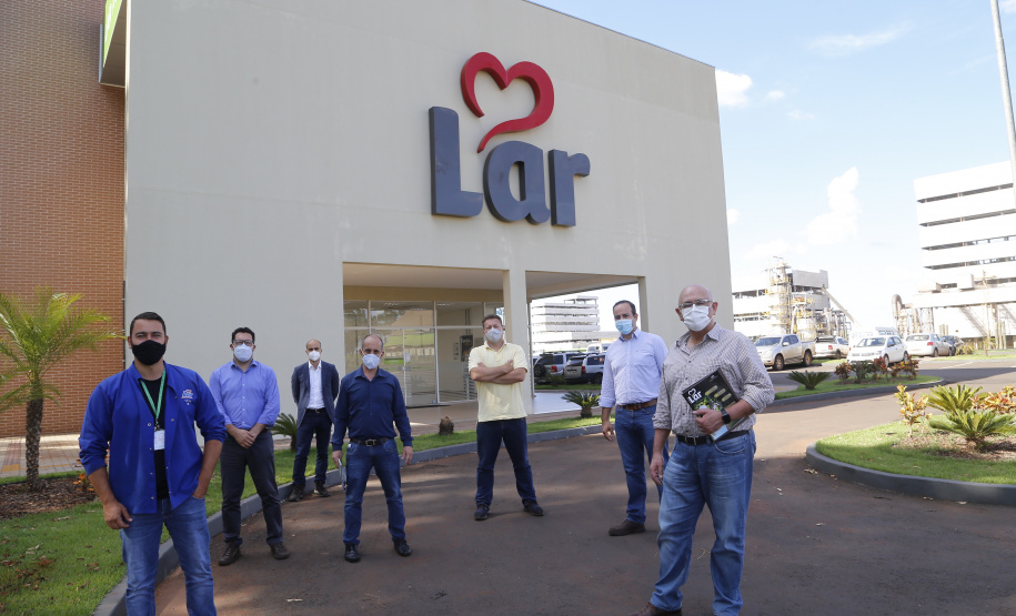23.03.2021 - Visita do grupo tecnico  da nova ferroeste na Cooperativa Lar Caarapó/ms
 Foto Gilson Abreu/AEN