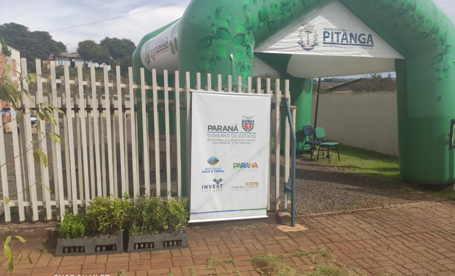 IAT apoia descarte de lixo eletrônico com distribuição de mudas nativas em Pitanga
. Foto: SEDEST