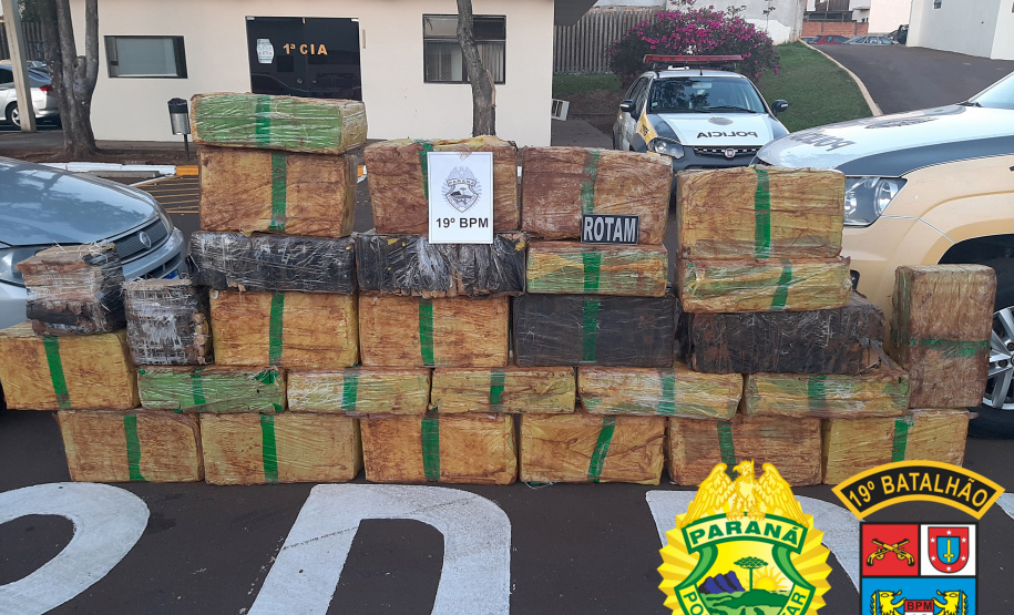 As forças de segurança do Paraná apreenderam cerca de 145,2 toneladas a mais de drogas nos doze meses de 2020, se comparado com o ano de 2019. De acordo com os dados da Secretaria Estadual da Segurança Pública (SESP), divulgados nesta quarta-feira (24/03), foram 288,9 toneladas de drogas (maconha, cocaína e crack) apreendidas de janeiro a dezembro de 2020, contra 143,6 toneladas durante o mesmo período de 2019, ou seja, um aumento de 50,2%. - Curitiba, 24/03/2021 - Foto: Divulgação SESP-PR