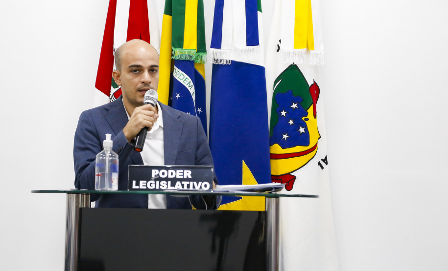 Comitiva da Nova Ferroeste visita Mundo Novo, no Mato Grosso do Sul. Os técnicos apresentaram na Câmara de Vereadores da cidade o estudo de demanda e traçado elaborado para a ferrovia.
 Foto Gilson Abreu/AEN