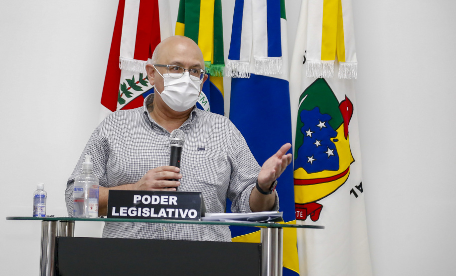 Comitiva da Nova Ferroeste visita Mundo Novo, no Mato Grosso do Sul. Os técnicos apresentaram na Câmara de Vereadores da cidade o estudo de demanda e traçado elaborado para a ferrovia.
 Foto Gilson Abreu/AEN