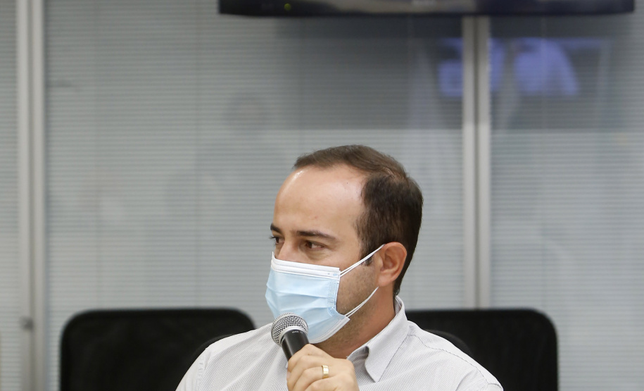 25.03.2021 - Visita do grupo técnico  da nova Ferroeste  a ACIC Cascavel.
 Foto Gilson Abreu/AEN