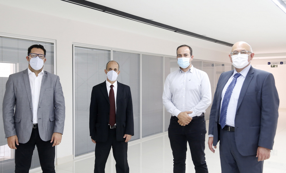 25.03.2021 - Visita do grupo técnico  da nova Ferroeste  a ACIC Cascavel.
 Foto Gilson Abreu/AEN