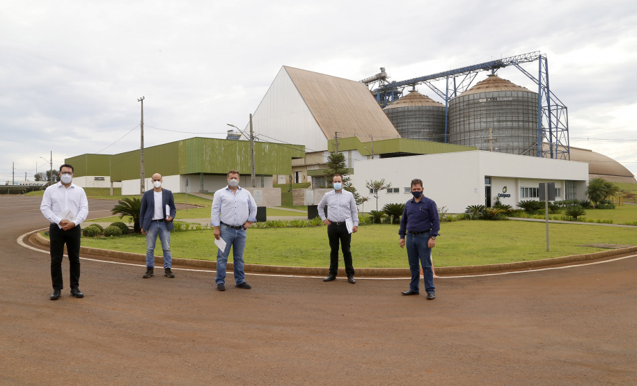 25.03.2021 - Visita do grupo técnico  da nova ferroeste  a Cotriguaçu Cascavel
 Foto Gilson Abreu/AEN
