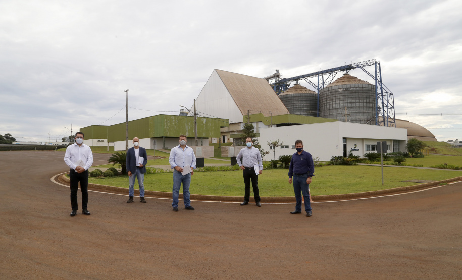 25.03.2021 - Visita do grupo técnico  da nova ferroeste  a Cotriguaçu Cascavel
 Foto Gilson Abreu/AEN