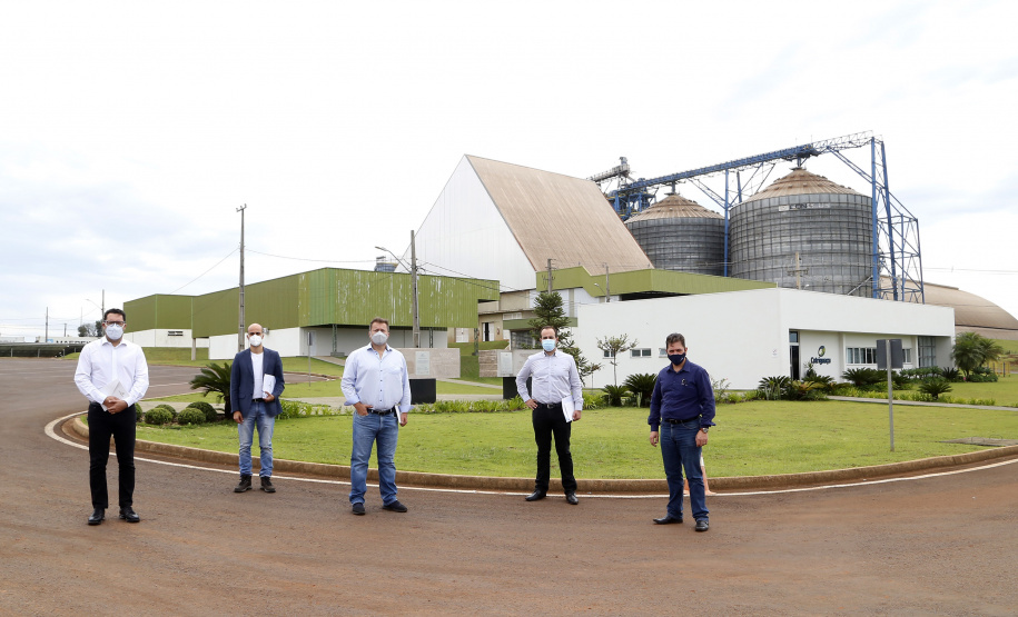 25.03.2021 - Visita do grupo técnico  da nova ferroeste  a Cotriguaçu Cascavel
 Foto Gilson Abreu/AEN