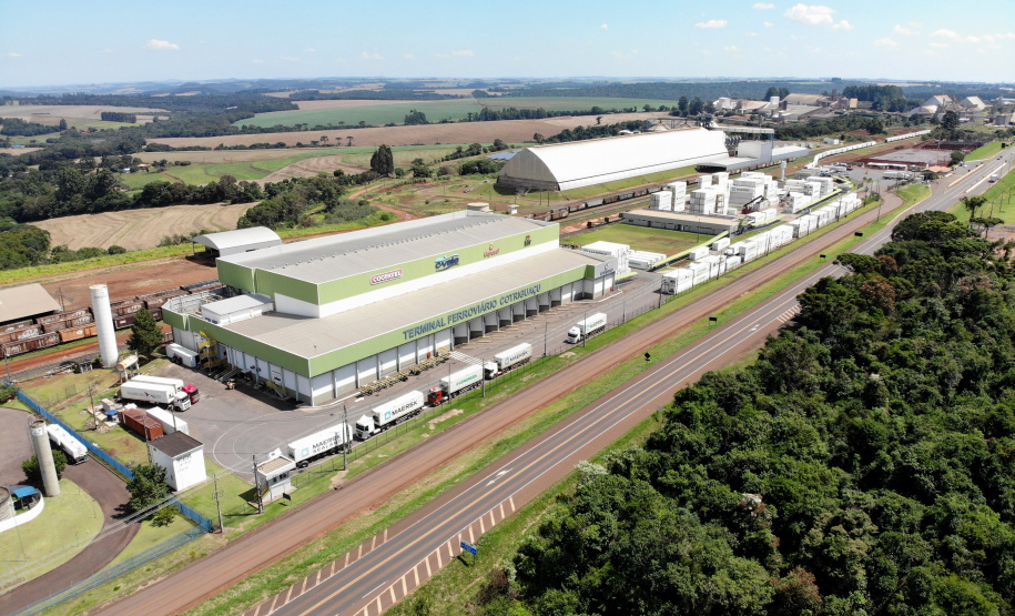 25.03.2021 - Visita do grupo técnico  da nova ferroeste  a Cotriguaçu Cascavel
 Foto Gilson Abreu/AEN