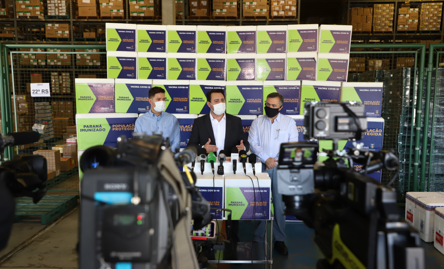 Governador lança campanha com municípios para vacinar de domingo a domingo - Curitiba, 26/03/2021 - Foto: Ari Dais/AEN