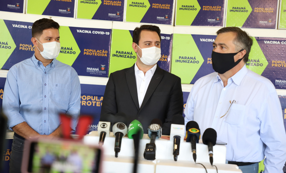 Governador lança campanha com municípios para vacinar de domingo a domingo - Curitiba, 26/03/2021 - Foto: Ari Dais/AEN